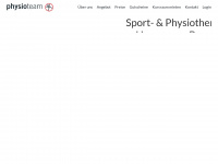 physio-team.ch Webseite Vorschau