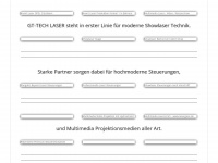 gttechlaser.de Webseite Vorschau