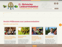 erntedankfest-coswig.de Webseite Vorschau