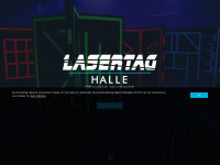 lasertag-halle.de Webseite Vorschau