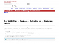 geruestdoktor.ch Webseite Vorschau