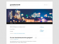 gundolfschmidt.wordpress.com Webseite Vorschau