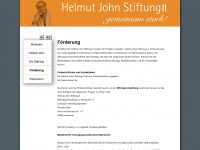 helmut-john-stiftung.de Webseite Vorschau
