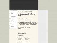 friseursalon-tanja.com Webseite Vorschau
