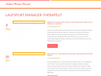 sportmanager-therapeut.at Webseite Vorschau