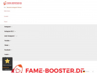 fame-booster.de Webseite Vorschau