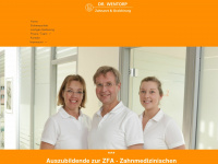 zahnarzt-wentorp-wedel.de Webseite Vorschau