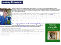 learningportuguese.co.uk Webseite Vorschau