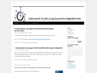 netzwerkernaehrung.wordpress.com Webseite Vorschau