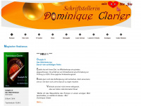 dominique-clarier.com Webseite Vorschau