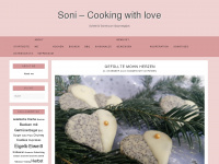 soni-cookingwithlove.de Webseite Vorschau
