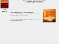 pension-winzerhaus.com Webseite Vorschau