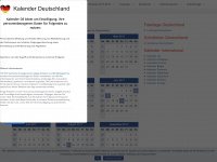 kalender-de.de Webseite Vorschau