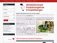 weinkuehlschrank-galerie.com Webseite Vorschau