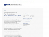 wulf-objektbetreuung.com Webseite Vorschau