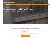 scapha-traductions.fr Webseite Vorschau