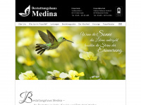 medina-bestattungshaus.de Webseite Vorschau
