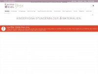 kinderyoga-stundenbilder.de Webseite Vorschau