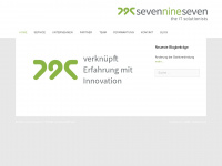 sevennineseven.at Webseite Vorschau