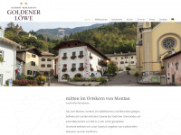 goldenerloewe.it Webseite Vorschau
