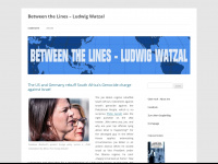 betweenthelines-ludwigwatzal.com Webseite Vorschau