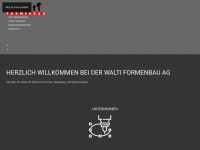 walti-formenbau.ch Webseite Vorschau