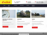 cresnik-transporte.at Webseite Vorschau