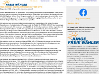 freie-waehler-saar.de Webseite Vorschau