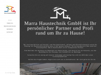 marrahaustechnik.ch Webseite Vorschau