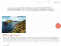 bolivia-turismo.com Webseite Vorschau