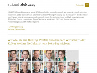 zukunftdokuzug.ch Webseite Vorschau