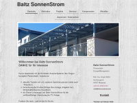 baltz-sonnenstrom.de Webseite Vorschau