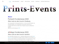 prints-events.de Webseite Vorschau