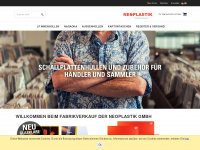 neoplastik-schallplattenhüllen-shop.de Webseite Vorschau