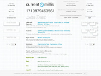 currentmillis.com Webseite Vorschau