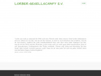 lorbergesellschaft.de Webseite Vorschau