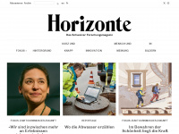 horizonte-magazin.ch Webseite Vorschau