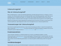 u-haft.ch Webseite Vorschau