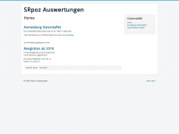 srpoz.ch Webseite Vorschau