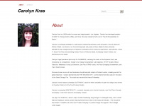 carolynkras.com Webseite Vorschau