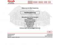 grob-bauplanung.ch Webseite Vorschau