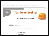 tischlerei-steiner.com Webseite Vorschau