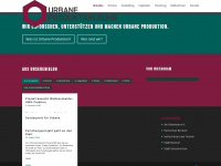 urbaneproduktion.ruhr Webseite Vorschau