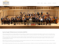 sepo-philharmonic.com Webseite Vorschau