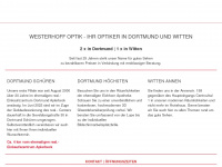 westerhoff-optik.de Webseite Vorschau