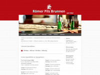 roemerpilsbrunnen.de Webseite Vorschau