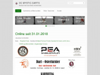 mystic-darts.de Webseite Vorschau