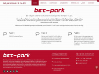 bet-park.de Webseite Vorschau
