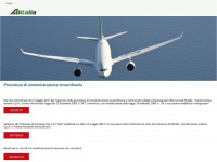 alitalia.net Webseite Vorschau