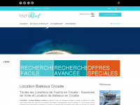 yacht-rent.fr Webseite Vorschau